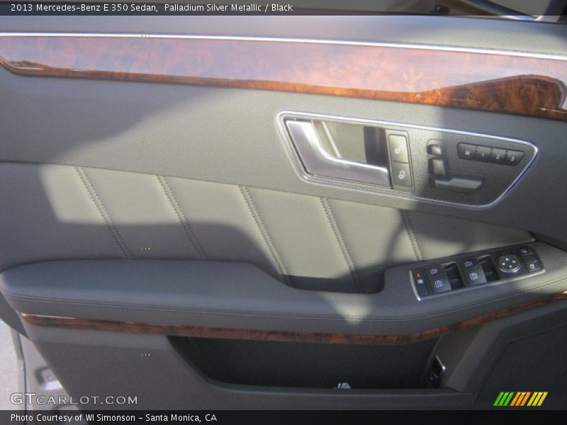 Palladium Silver Metallic / Black 2013 Mercedes-Benz E 350 Sedan