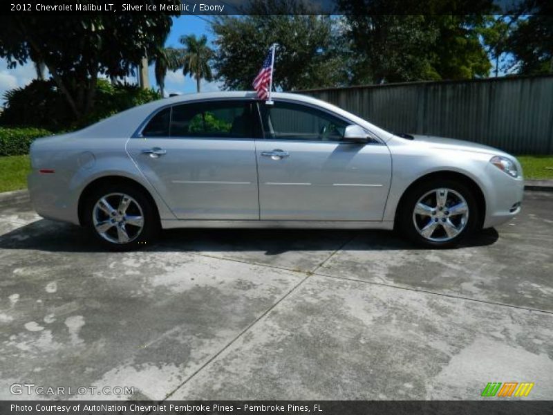 Silver Ice Metallic / Ebony 2012 Chevrolet Malibu LT