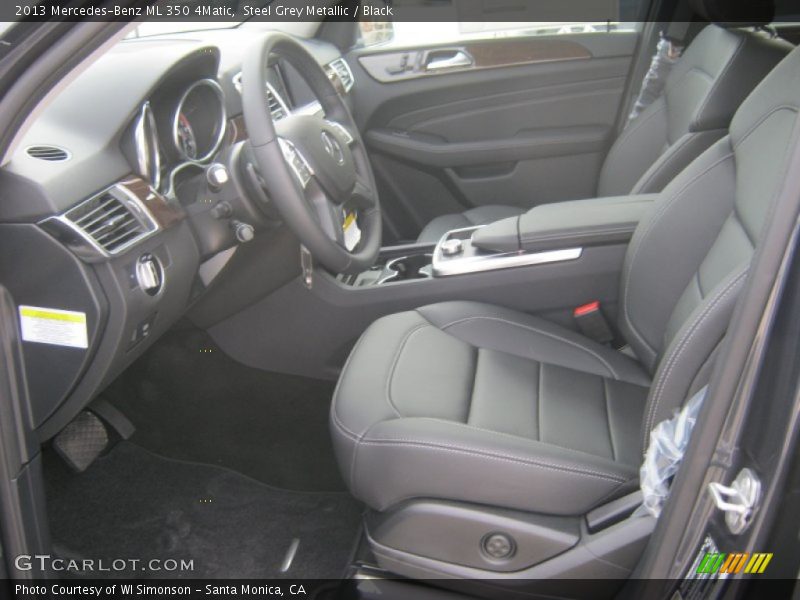 Steel Grey Metallic / Black 2013 Mercedes-Benz ML 350 4Matic