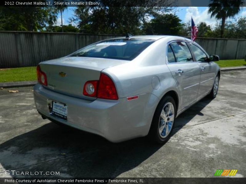 Silver Ice Metallic / Ebony 2012 Chevrolet Malibu LT
