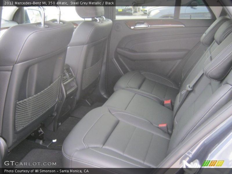Steel Grey Metallic / Black 2013 Mercedes-Benz ML 350 4Matic