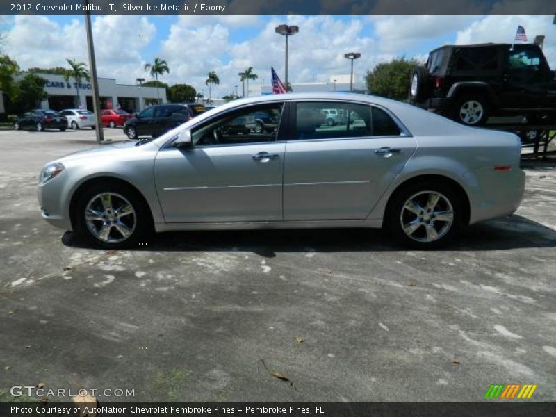 Silver Ice Metallic / Ebony 2012 Chevrolet Malibu LT