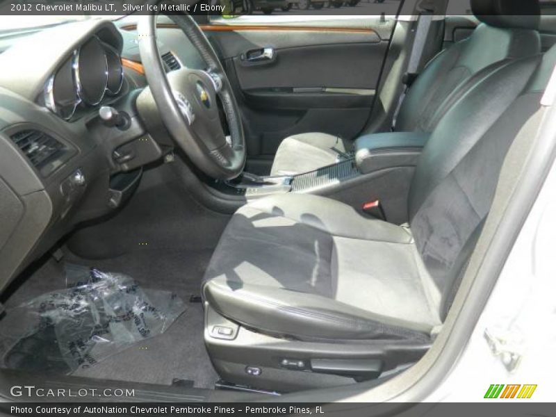 Silver Ice Metallic / Ebony 2012 Chevrolet Malibu LT