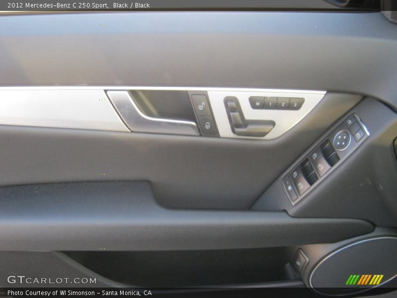 Black / Black 2012 Mercedes-Benz C 250 Sport