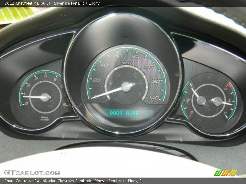 Silver Ice Metallic / Ebony 2012 Chevrolet Malibu LT