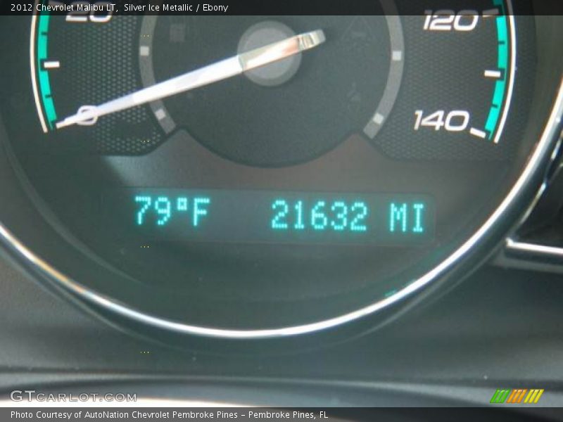 Silver Ice Metallic / Ebony 2012 Chevrolet Malibu LT