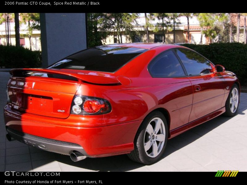 Spice Red Metallic / Black 2006 Pontiac GTO Coupe