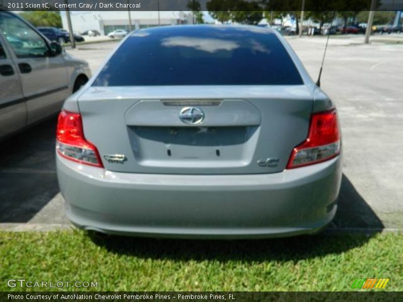 Cement Gray / Dark Charcoal 2011 Scion tC