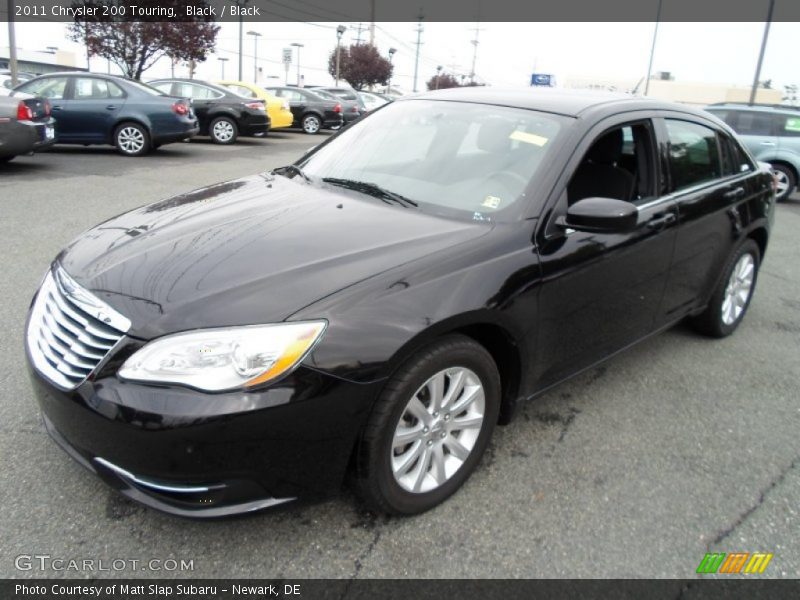 Black / Black 2011 Chrysler 200 Touring