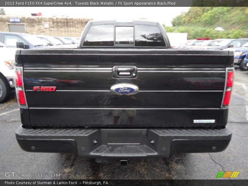 Tuxedo Black Metallic / FX Sport Appearance Black/Red 2013 Ford F150 FX4 SuperCrew 4x4