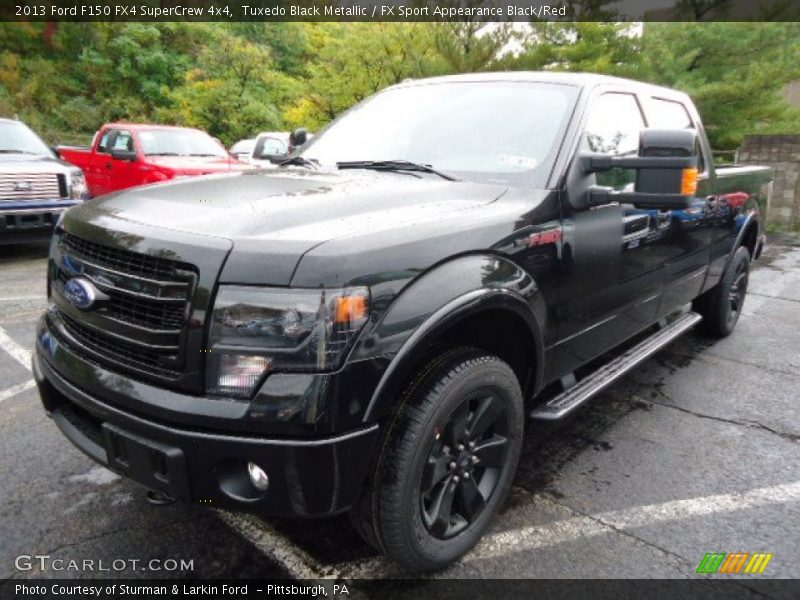 Tuxedo Black Metallic / FX Sport Appearance Black/Red 2013 Ford F150 FX4 SuperCrew 4x4
