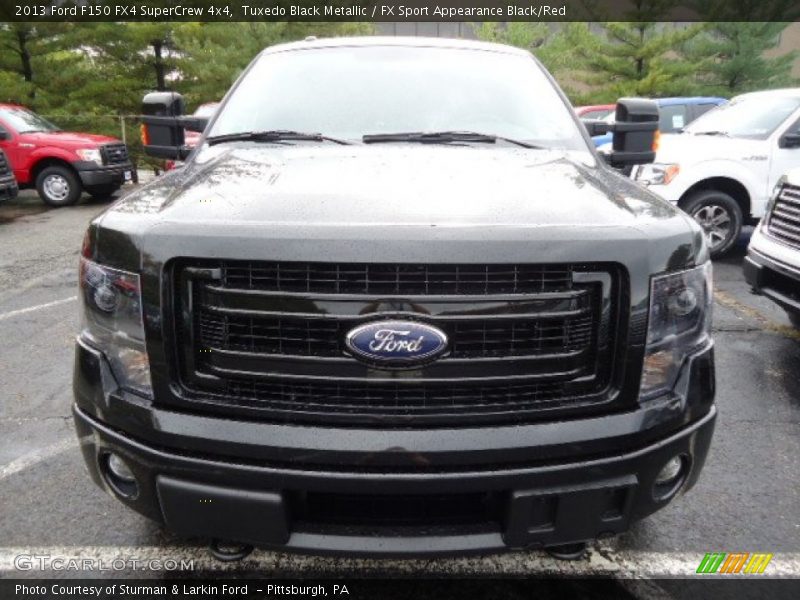 Tuxedo Black Metallic / FX Sport Appearance Black/Red 2013 Ford F150 FX4 SuperCrew 4x4