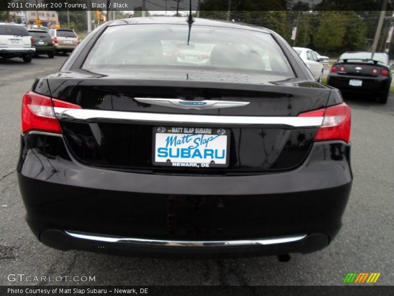 Black / Black 2011 Chrysler 200 Touring