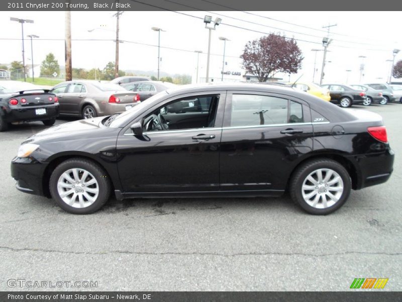Black / Black 2011 Chrysler 200 Touring