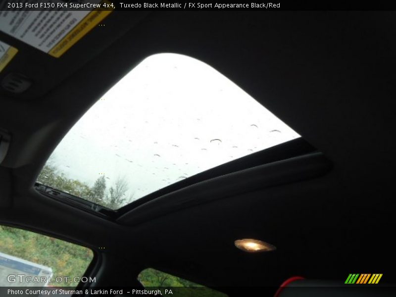 Tuxedo Black Metallic / FX Sport Appearance Black/Red 2013 Ford F150 FX4 SuperCrew 4x4