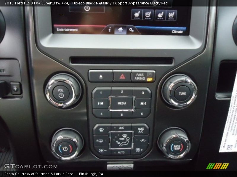 Controls of 2013 F150 FX4 SuperCrew 4x4