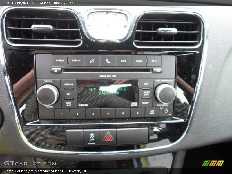 Black / Black 2011 Chrysler 200 Touring