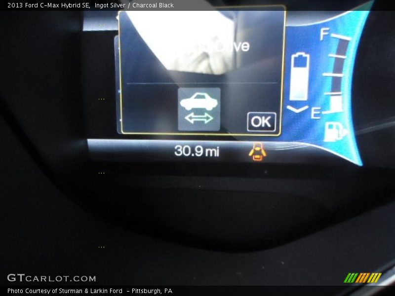 Ingot Silver / Charcoal Black 2013 Ford C-Max Hybrid SE