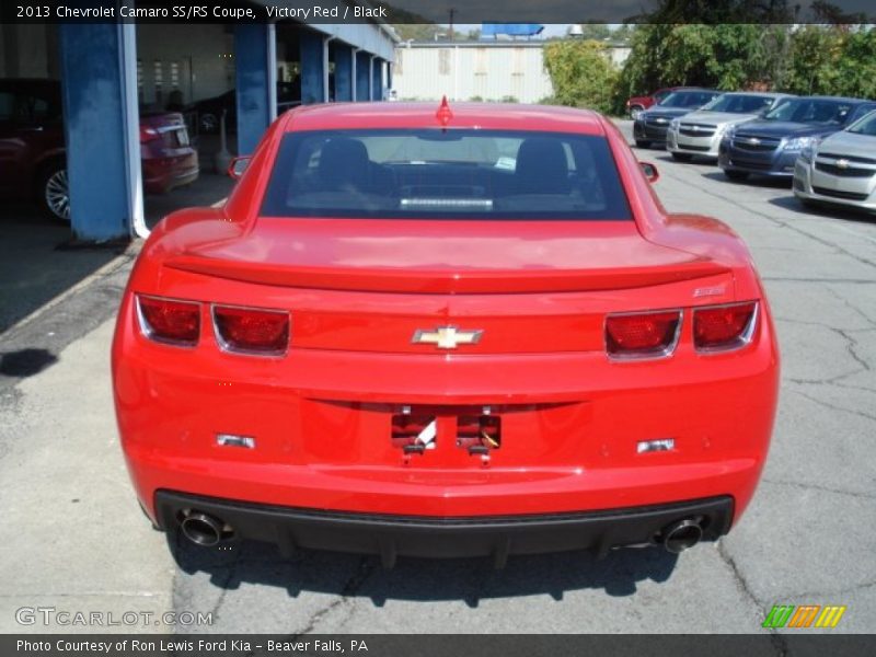 Victory Red / Black 2013 Chevrolet Camaro SS/RS Coupe