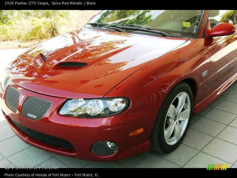 Spice Red Metallic / Black 2006 Pontiac GTO Coupe