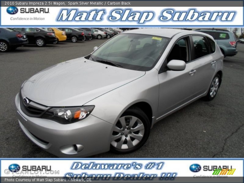 Spark Silver Metallic / Carbon Black 2010 Subaru Impreza 2.5i Wagon