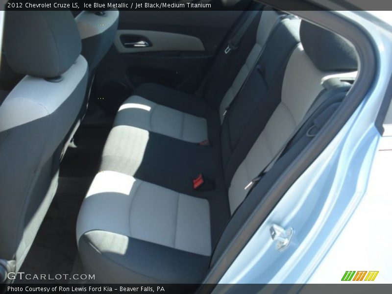 Ice Blue Metallic / Jet Black/Medium Titanium 2012 Chevrolet Cruze LS