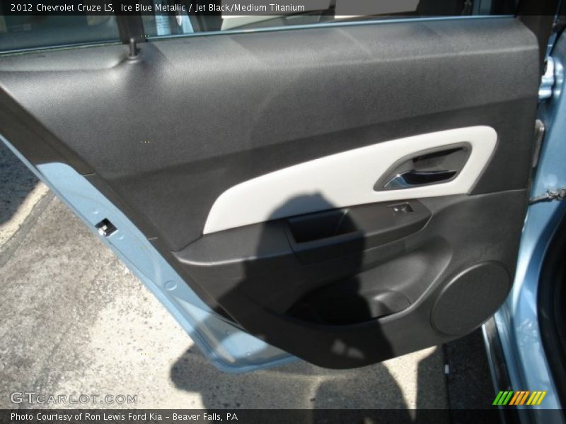 Ice Blue Metallic / Jet Black/Medium Titanium 2012 Chevrolet Cruze LS