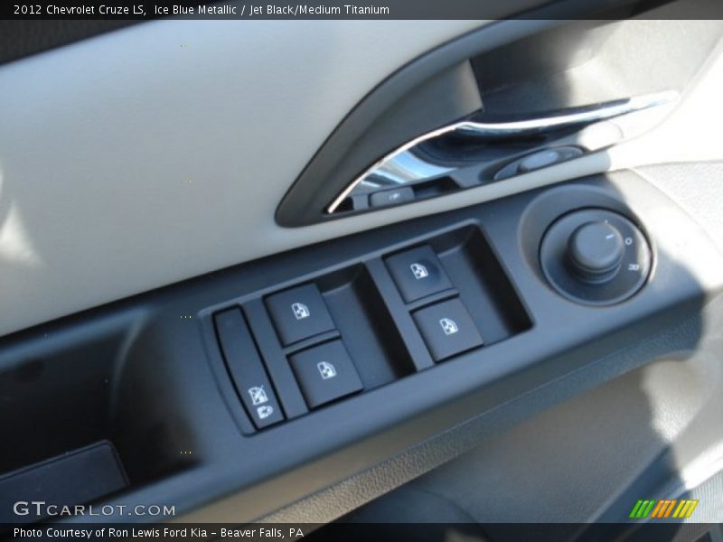 Ice Blue Metallic / Jet Black/Medium Titanium 2012 Chevrolet Cruze LS