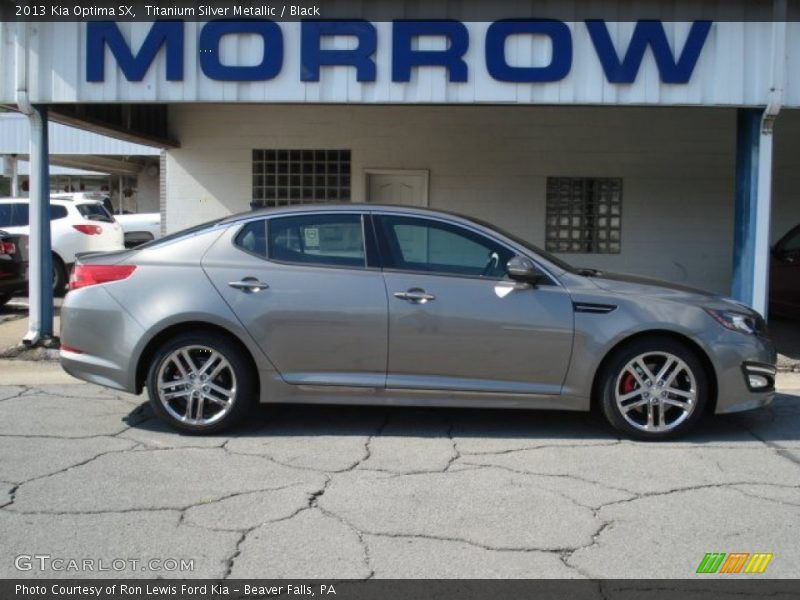 Titanium Silver Metallic / Black 2013 Kia Optima SX