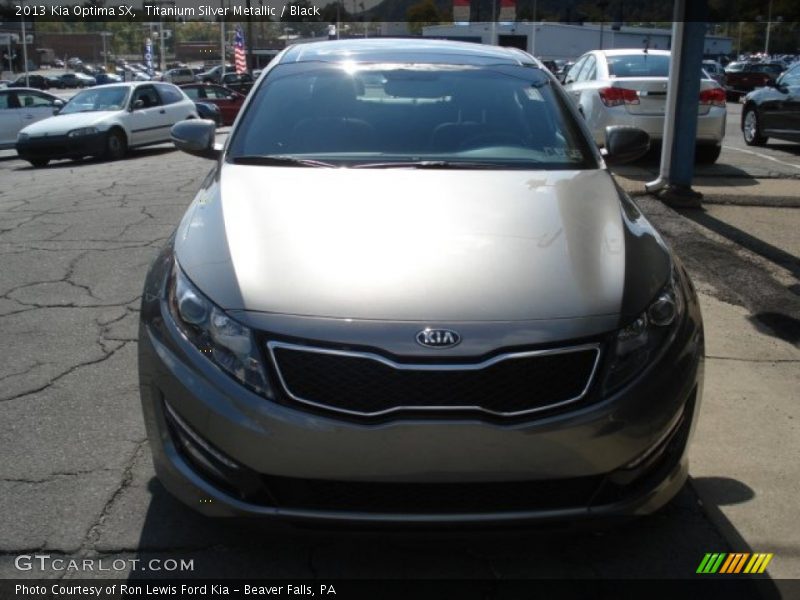 Titanium Silver Metallic / Black 2013 Kia Optima SX