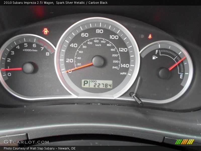 Spark Silver Metallic / Carbon Black 2010 Subaru Impreza 2.5i Wagon