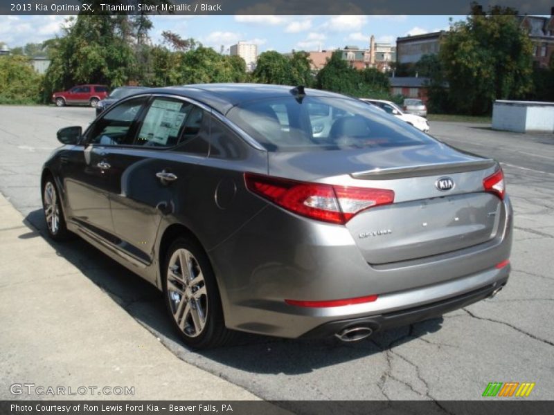 Titanium Silver Metallic / Black 2013 Kia Optima SX