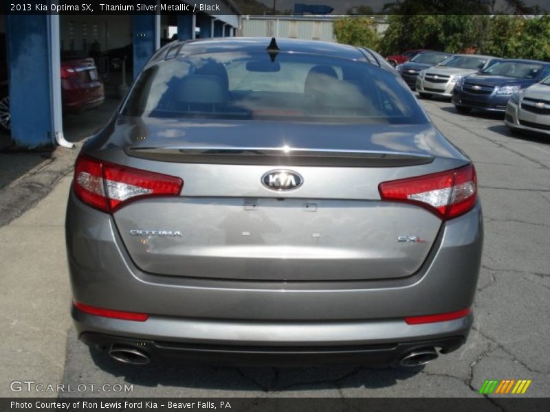 Titanium Silver Metallic / Black 2013 Kia Optima SX