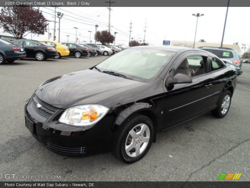 Black / Gray 2007 Chevrolet Cobalt LS Coupe