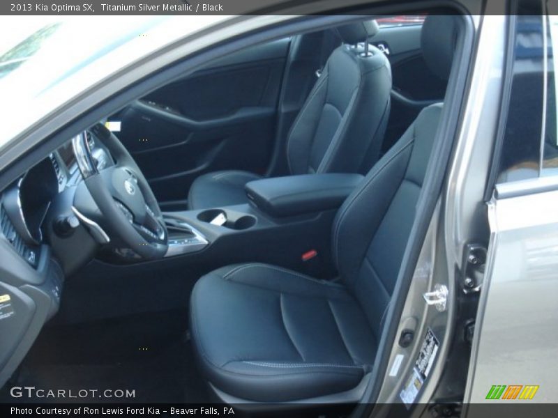 Titanium Silver Metallic / Black 2013 Kia Optima SX