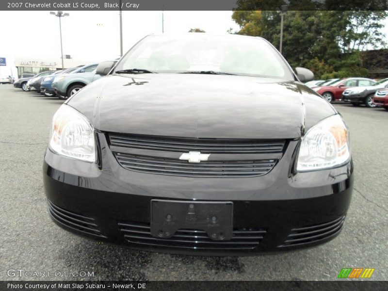 Black / Gray 2007 Chevrolet Cobalt LS Coupe