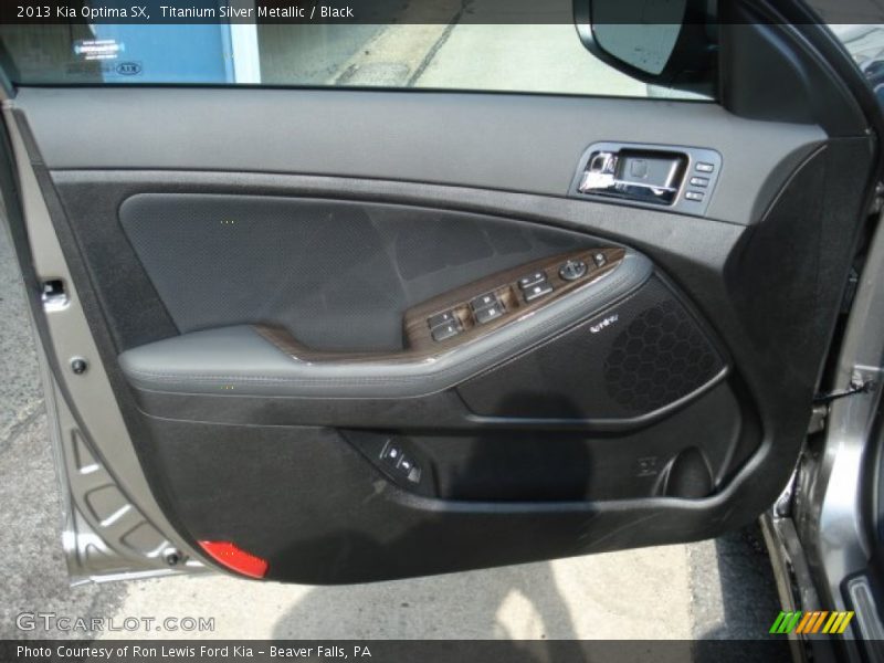 Titanium Silver Metallic / Black 2013 Kia Optima SX