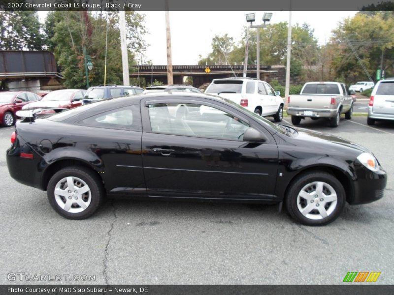 Black / Gray 2007 Chevrolet Cobalt LS Coupe