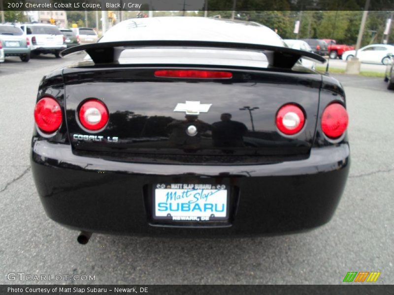 Black / Gray 2007 Chevrolet Cobalt LS Coupe