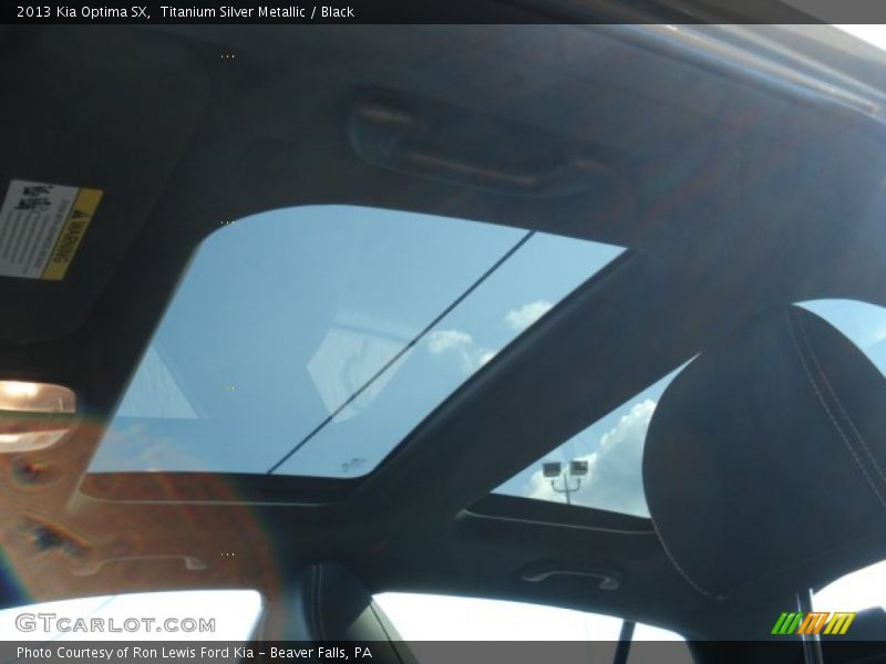 Titanium Silver Metallic / Black 2013 Kia Optima SX