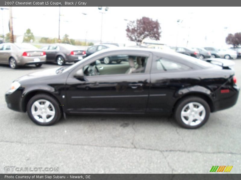 Black / Gray 2007 Chevrolet Cobalt LS Coupe