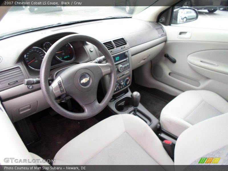 Black / Gray 2007 Chevrolet Cobalt LS Coupe