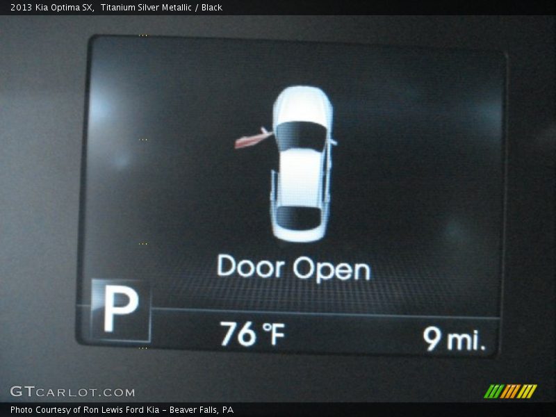 Titanium Silver Metallic / Black 2013 Kia Optima SX