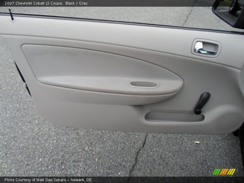 Black / Gray 2007 Chevrolet Cobalt LS Coupe