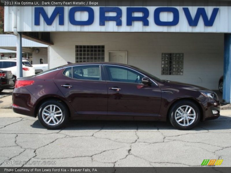 Dark Cherry Pearl Metallic / Beige 2013 Kia Optima LX