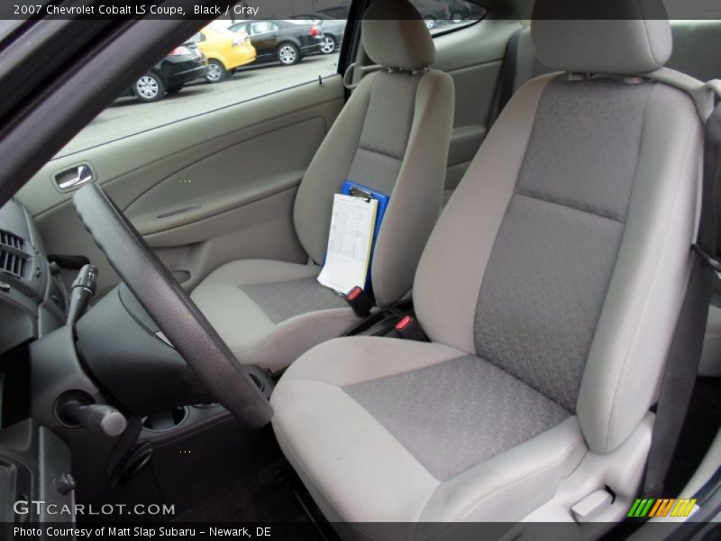 Black / Gray 2007 Chevrolet Cobalt LS Coupe