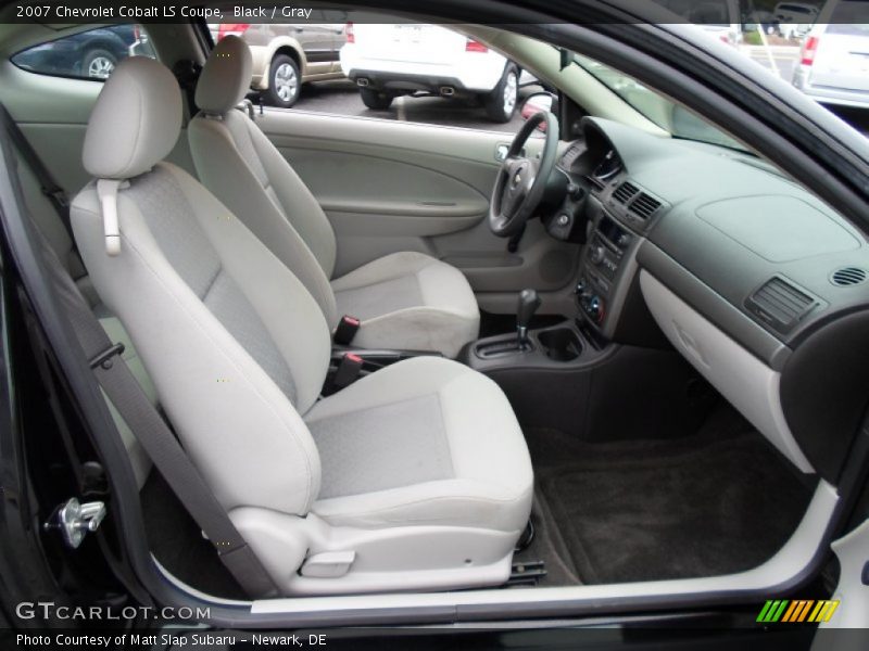 Black / Gray 2007 Chevrolet Cobalt LS Coupe