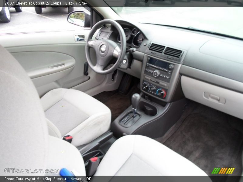 Black / Gray 2007 Chevrolet Cobalt LS Coupe