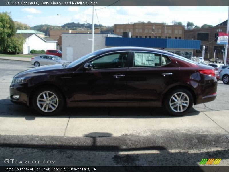 Dark Cherry Pearl Metallic / Beige 2013 Kia Optima LX