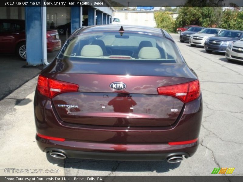 Dark Cherry Pearl Metallic / Beige 2013 Kia Optima LX